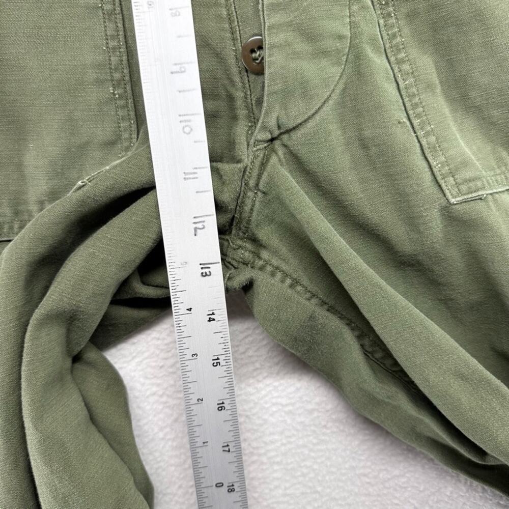 Vintage Og 107 Pants Fits 29x29 Green 50s Korean … - image 7
